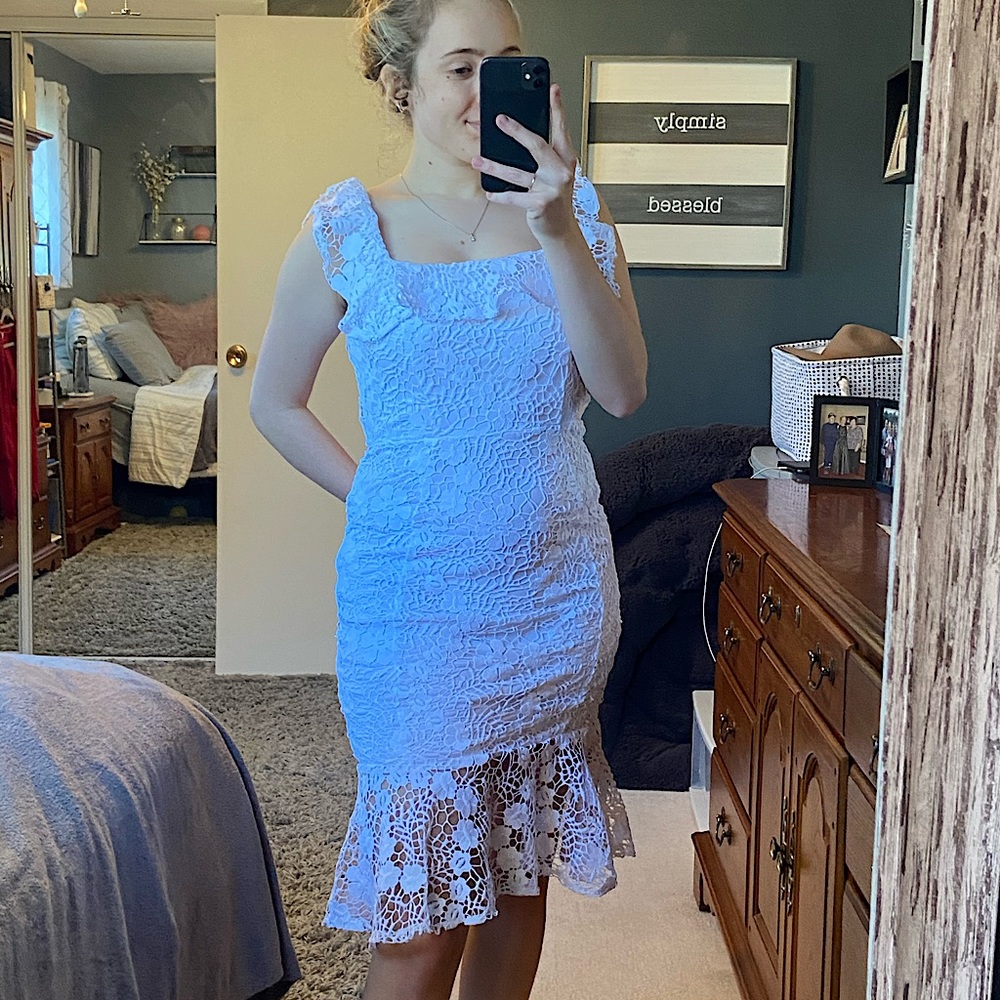 Lace WHITE Dress
